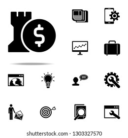 planning budget icon. Seo & Development icons universal set for web and mobile