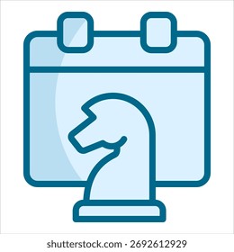 Planning Calendar Icon Element For Design
