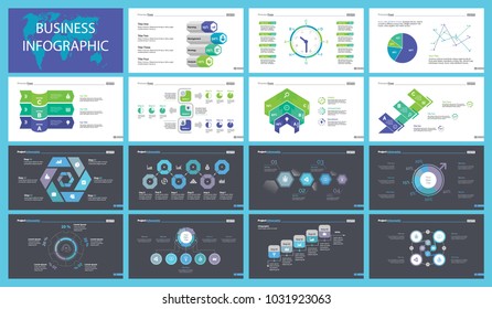 Planning Charts Slide Templates Set