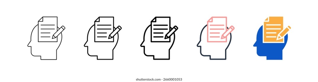 Planificar diferentes iconos de estilo para establecer la Ilustración vectorial.