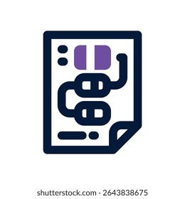 ícone duotônico do planning. Ícone vetorial moderno e elegante para sites, aplicativos móveis, materiais de marketing e design corporativo. Totalmente dimensionável e pronto para uso.