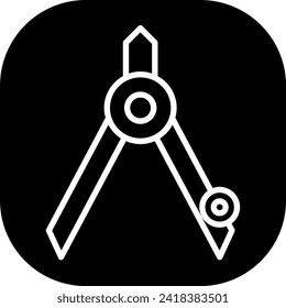 Planungs-Ingenieursymbol mit schwarz gefüllter Rahmenlinie. Plan, Business, Büro, Strategie, Team, Projekt, Sitzung. Vektorgrafik