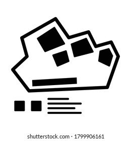 
Icono de vector de estilo de glifo de planeación que puede fácilmente modificar o editar
