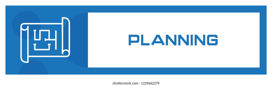 Planning Icon Concept