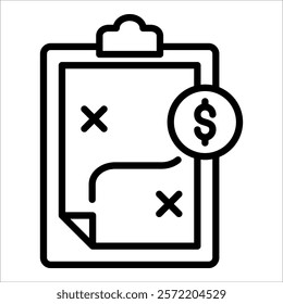 Planning Icon Element For Design