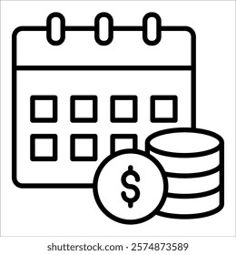 Planning Icon Element For Design