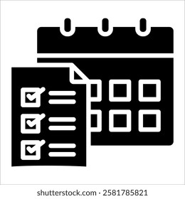 Planning Icon Element For Design