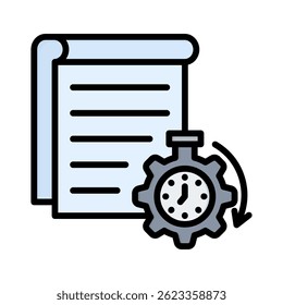 Planning Icon Element for Design