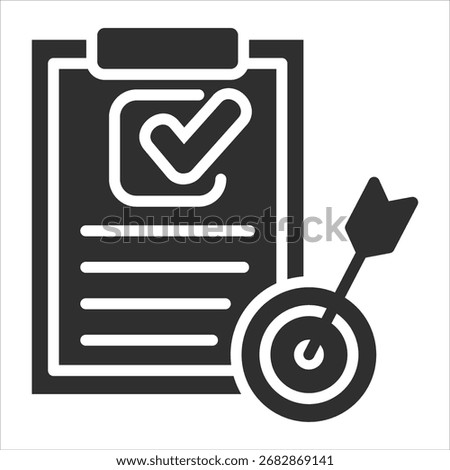 Planning Icon Element For Illustration Design