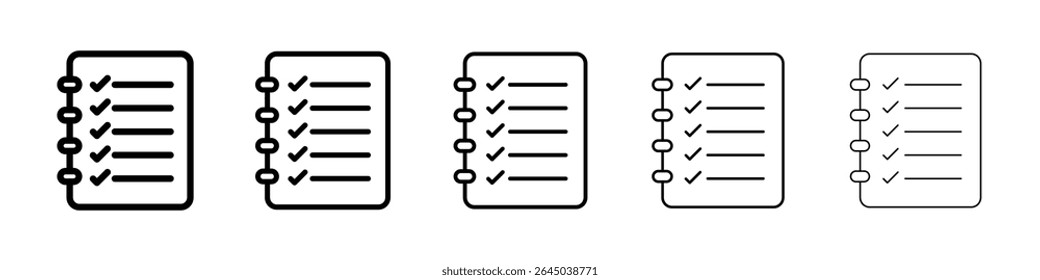Planning icon filled flat sign concept for web design.