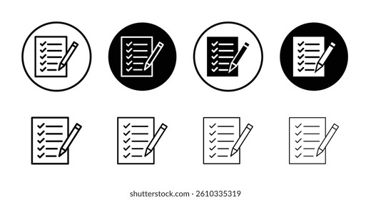 Planning icon Flat fill set collection