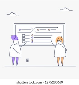 Planning Icon Illustration