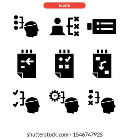 planning icon isolated sign symbol vector illustration - Collection of high quality black style vector icons
