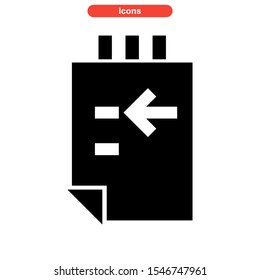planning icon isolated sign symbol vector illustration - high quality black style vector icons
