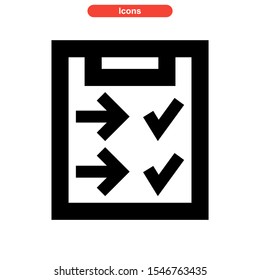 planning icon isolated sign symbol vector illustration - high quality black style vector icons
