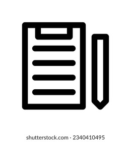 planning icon line style vector