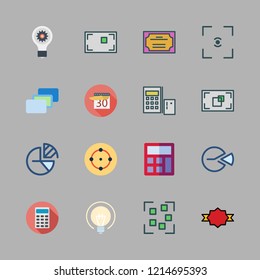 planning icon set. vector set about certificate, calendar, depth perception and idea icons set.