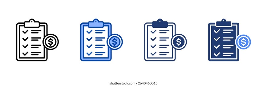 Planning icon sheet multiple style collection