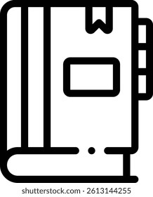 planning icon. Thin Linear Style Design Isolated On White Background