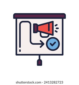 planning icon. vector dual tone icon for your website, mobile, presentation, and logo design.