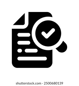 Icono de planificación. Icono de glifo de Vector para su Sitio web, móvil, presentación y diseño de logotipo.