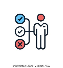 Planning icon in vector. Illustration