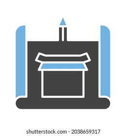 Planning icon vector image. Can also be used for Business Startup. Suitable for mobile apps, web apps and print media.