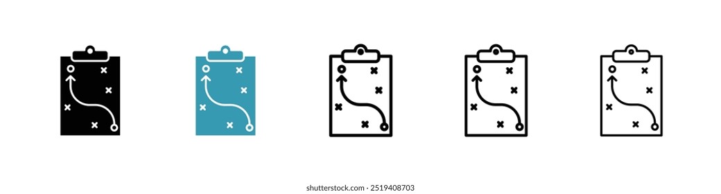 ícone do Planning ícone de vetor definido. EPS 10