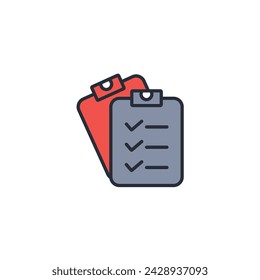 planning icon. vector.Editable stroke.linear style sign for use web design,logo.Symbol illustration.