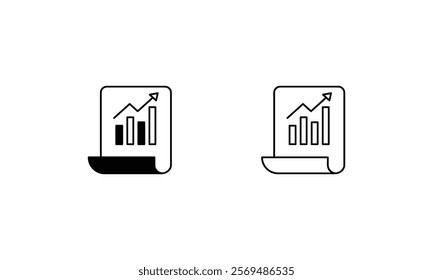 Planning icons set vector stock illustration