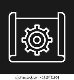 Planning, implementation, workflow icon vector image. Can also be used for cyber security. Suitable for use on web apps, mobile apps and print media.