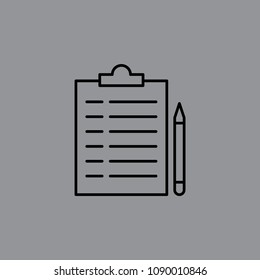 Planning. line icon vector
