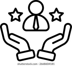 Planning Line Icon Vector Design