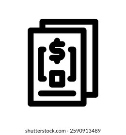 planning line icon. vector icon for your website, mobile, presentation, and logo design.