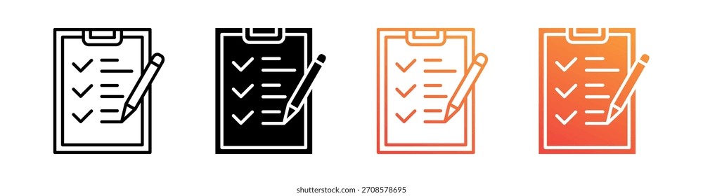 Coleção de Conjuntos de Ícones de Vários Estilos do Planning