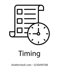 
Planning and organization of time 
