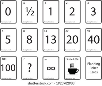Planning Poker Cards High Res Stock Images Shutterstock