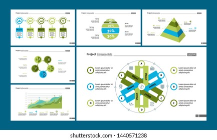 Planning process, area and percentage charts. Business and marketing concept. Infographic design set can be used for workflow layout, diagram, annual report, presentation, web design.