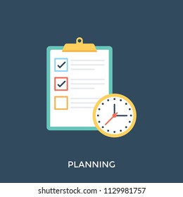 
Planning, the process of making plans for something 
