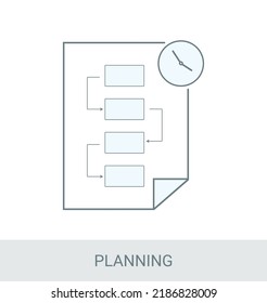 Planning - Soft Skill Icon, It is easy to edit high resolution and vector image