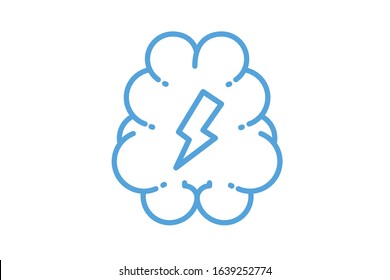 Planning, strategy, brain icon. Universal set of creative thinking for website design and development, app development       