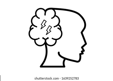 Planning, strategy, brain icon. Universal set of creative thinking for website design and development, app development       
