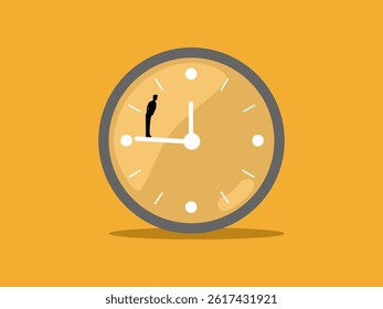 Planning Time Properly, Businessman Set the Clock