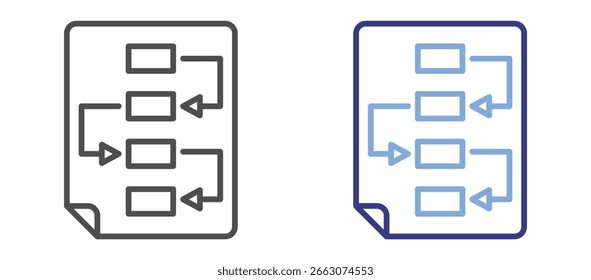 Planificar la hoja de iconos de dos colores