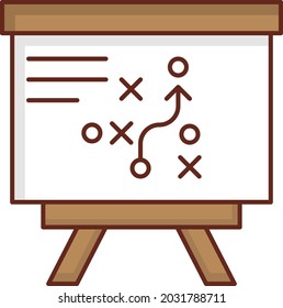 ilustración del vector de planificación en un fondo transparente. Símbolos de calidad premium. Icono de color plano de línea vectorial para el concepto y el diseño gráfico.