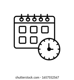 Planning Vector Outline illustration. Business Growth and investment Icon. EPS 10 File 