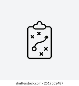 Planningline vector icon. EPS 10