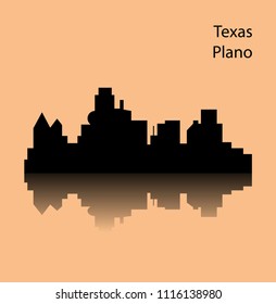 Plano, Texas ( city silhouette )