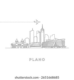 Plano Texas Skyline Design minimalista.