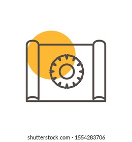 plans design, Construction work repair reconstruction industry build and project theme Vector illustration